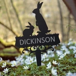 Rabbit Memorial Ground Spike 12 Rabbit Memorial Ground Spike -Garden Supply Discount Store 022 rabbit ground spike 6