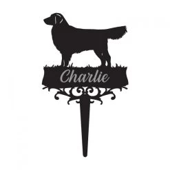 Golden Retriever Memorial Ground Spike -Garden Supply Discount Store 073 golden retriever ground spike 1