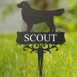 Golden Retriever Memorial Ground Spike -Garden Supply Discount Store 073 golden retriever ground spike 5