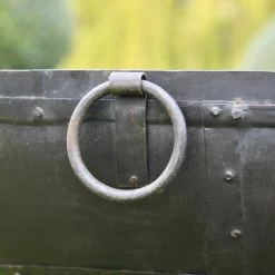 Iron Kadai Fire Bowl - 100cm -Garden Supply Discount Store 100cm bowl handles down 4