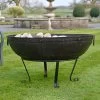 Iron Kadai Fire Bowl - 100cm 1 Iron Kadai Fire Bowl - 100cm -Garden Supply Discount Store 100cm bowl handles down 5