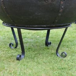 Iron Kadai Fire Bowl - 100cm -Garden Supply Discount Store 100cm bowl handles up 5