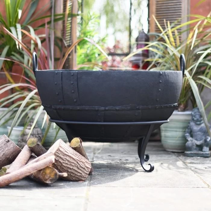 Iron Kadai Fire Bowl - 130cm 13 Iron Kadai Fire Bowl - 130cm - Image 11