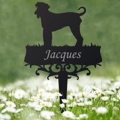 Airedale Terrier Memorial Ground Spike -Garden Supply Discount Store 134 airedale terrier ground spike 2