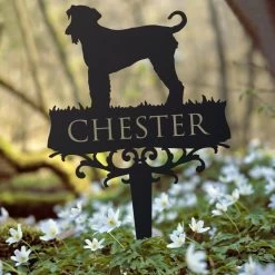 Airedale Terrier Memorial Ground Spike -Garden Supply Discount Store 134 airedale terrier ground spike 6