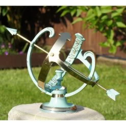 Verdigris "Profatius" Armillary - 16.5cm 32 Verdigris "Profatius" Armillary - 16.5cm -Garden Supply Discount Store 150mm verdigris armillary