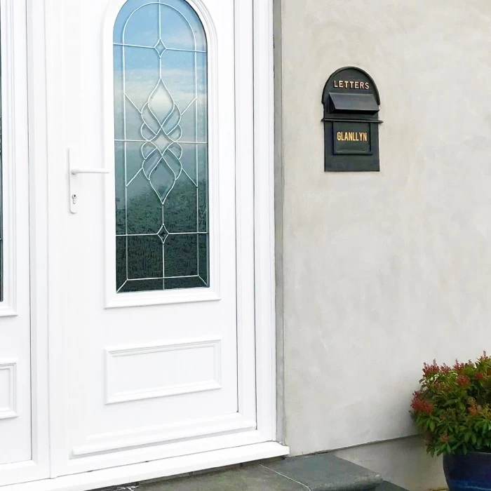 Black & Gold "Grosvenor" Post Box - Front & Back Plates 10 Black & Gold "Grosvenor" Post Box - Front & Back Plates - Image 8
