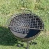 Kadai Fire Bowl & Half Grill Set - 50cm -Garden Supply Discount Store 50 with grill 2