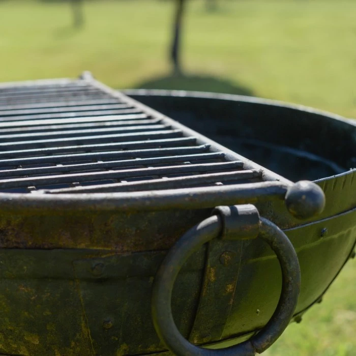 Kadai Fire Bowl & Half Grill Set - 60cm 4 Kadai Fire Bowl & Half Grill Set - 60cm - Image 2