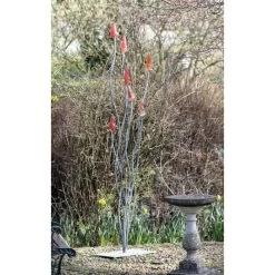 7 Red Toadstool Garden Sculpture -Garden Supply Discount Store 7 red toadstool garden sculpture2