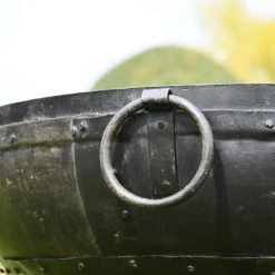 Iron Kadai Fire Bowl - 90cm -Garden Supply Discount Store 90cm fire bowl handles down 6