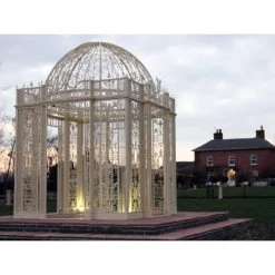 The LUXURY " Royal Alexandria" Wrought Iron Pavilion -Garden Supply Discount Store Deluxe royal alexandria gazebo outdoor shot 1