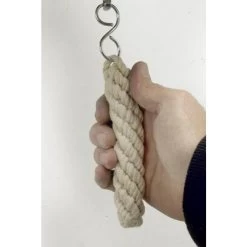 4" Bright Chrome Bell With Rope Lanyard -Garden Supply Discount Store JUNE 17cp 2