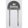 Solid Brass And Black "My Garden" Lawn Sign -Garden Supply Discount Store My Garden 1