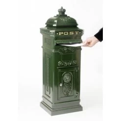 “Pine Forest” Green Camden Free Standing Post Box -Garden Supply Discount Store OCT47 2 1