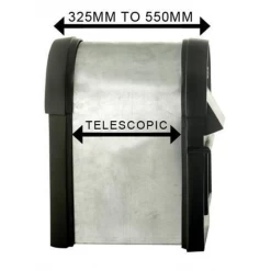 Black & Gold Grosvenor Telescopic Post Box - Complete Set -Garden Supply Discount Store POXT BOX 1