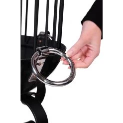 "Imperial Mogul" Kadai Fire Pit & Barbecue -Garden Supply Discount Store Wrought iron fire pit with dish ring close up 1