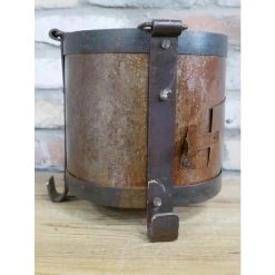 Aged Rustic Barrel Outdoor BBQ - 24cm -Garden Supply Discount Store aged rustic barrel outdoor bbq 24cm 6