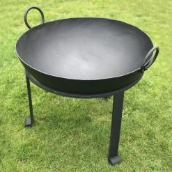 "Agni" Iron Kadai Fire Bowl - 63cm -Garden Supply Discount Store agni iron kadai fire bowl 2