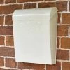 “Alpine Peaks” Cream Contemporary Post Box -Garden Supply Discount Store alpine peaks cream contemporary post box 1