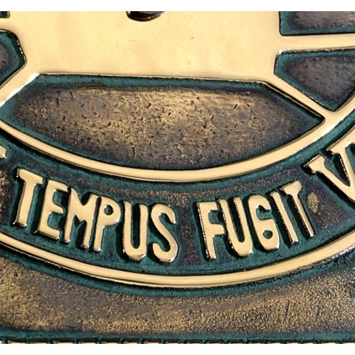 Antique Brass 'Copernicus' Sundial - 250mm 4 Antique Brass 'Copernicus' Sundial - 250mm - Image 2