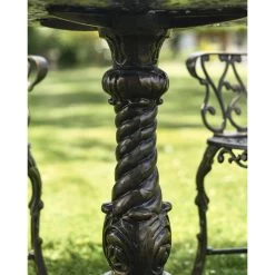 Antique Bronze "Royal Ascott" Two Seater Bistro Set -Garden Supply Discount Store antique bronze 22royal ascott 22 two seater bistro set 6