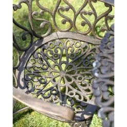Antique Bronze "Royal Ascott" Two Seater Bistro Set -Garden Supply Discount Store antique bronze 22royal ascott 22 two seater bistro set 7