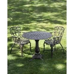 Antique Bronze "Royal Ascott" Two Seater Bistro Set -Garden Supply Discount Store antique bronze 22royal ascott 22 two seater bistro set 9