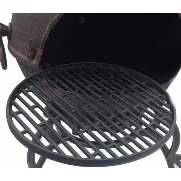 Antique Bronze Cast Iron Chimenea - 115cm 5 Antique Bronze Cast Iron Chimenea - 115cm - Image 3