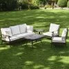 Antique Copper "Elmswood" Outdoor Five Seater Furniture Sofa, Table & Chair Set