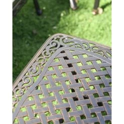 Antique Copper "Elmswood" Outdoor Five Seater Furniture Sofa, Table & Chair Set -Garden Supply Discount Store antique copper 22elmswood 22 outdoor five seater furniture sofa table chair set 5