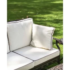 Antique Copper "Elmswood" Outdoor Five Seater Furniture Sofa, Table & Chair Set -Garden Supply Discount Store antique copper 22elmswood 22 outdoor five seater furniture sofa table chair set 8