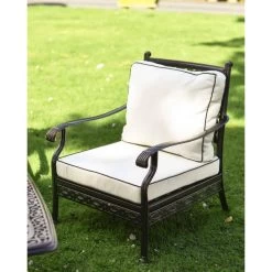 Antique Copper "Elmswood" Outdoor Five Seater Furniture Sofa, Table & Chair Set -Garden Supply Discount Store antique copper 22elmswood 22 outdoor five seater furniture sofa table chair set 9