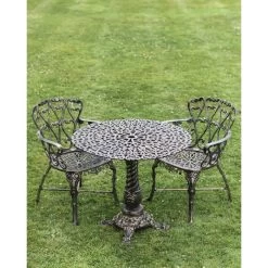 Antique Gold "Royal Ascott" Two Seater Bistro Set -Garden Supply Discount Store antique gold 22royal ascott 22 two seater bistro set 3