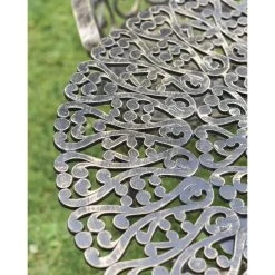 Antique Gold "Royal Ascott" Two Seater Bistro Set -Garden Supply Discount Store antique gold 22royal ascott 22 two seater bistro set 8