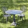Antique Silver "Valhalla" Two Seater Bistro Set -Garden Supply Discount Store antique silver 22valhalla 22 two seater bistro set 1
