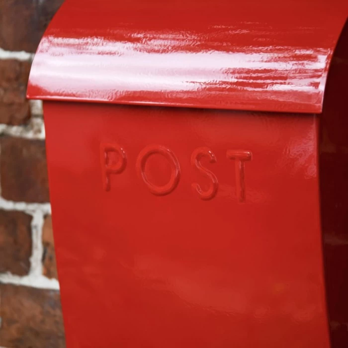 "Apple Orchard” Red Berkley Hill Post Box With Lock - Image 6