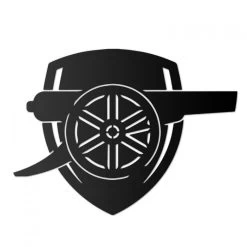 Black "Arsenal Cannon" Wall Art -Garden Supply Discount Store arsenal cannon wall art pln blk 6