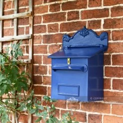 "Azure Sky" Goldhay Secure Post And Parcel Box -Garden Supply Discount Store azure sky goldhay secure post and parcel box fitted to brick wall