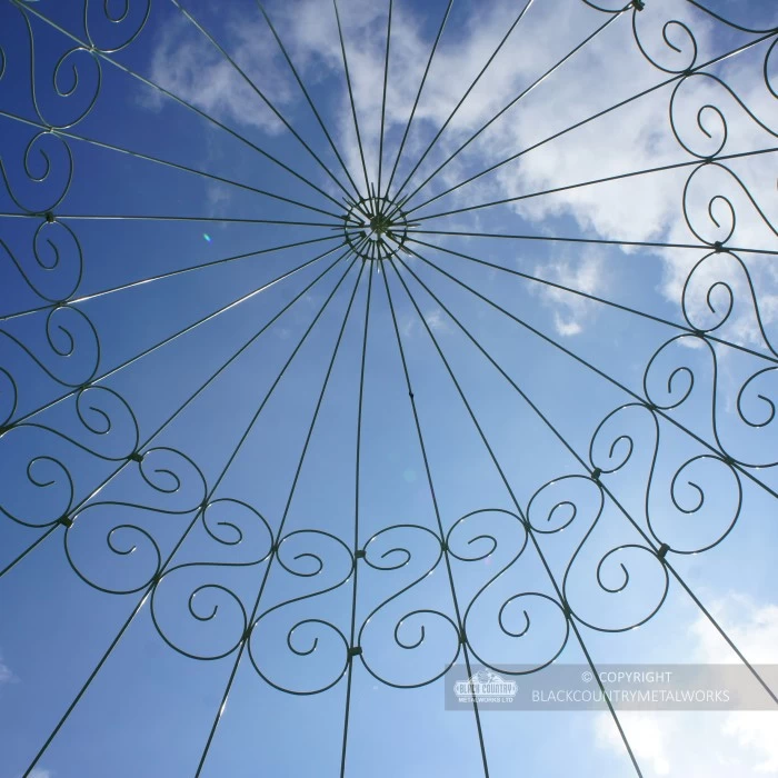 "St Rimini" Pale Green Garden Gazebo - Image 4