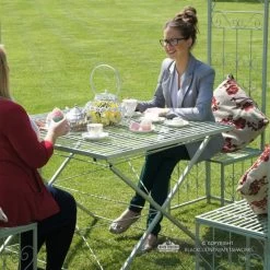 "St Rimini" Pale Green Garden Gazebo -Garden Supply Discount Store bcmw hs720 alg st rimini metal gazebo in garden alfresco dinning