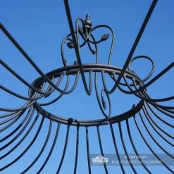 Benvelia’s Gateway Gazebo -Garden Supply Discount Store bcmw hs722 iron gazebo scroll crown finial