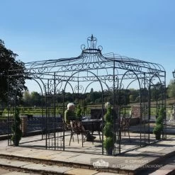 Benvelia’s Gateway Gazebo -Garden Supply Discount Store bcmw hs722 square metal garden gazebo