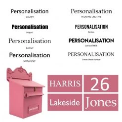 "Watermelon" Goldhay Secure Post And Parcel Box 10 "Watermelon" Goldhay Secure Post And Parcel Box -Garden Supply Discount Store bcmw product fonts lb1018 cr