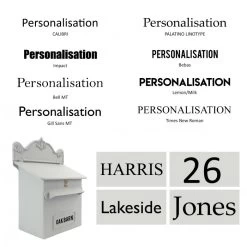 "Granite Grey" Goldhay Secure Post And Parcel Box -Garden Supply Discount Store bcmw product fonts lb1018 g