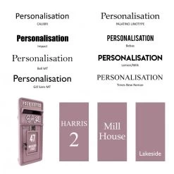 "Savannah Sunset" King George Rex Post Box Front 8 "Savannah Sunset" King George Rex Post Box Front -Garden Supply Discount Store bcmw product fonts lb1027 p f