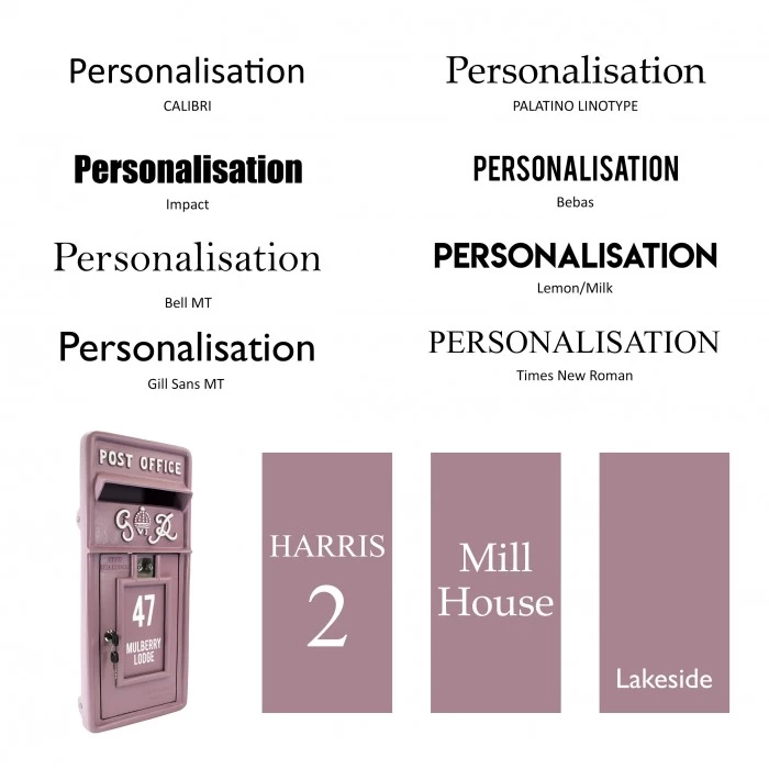 "Savannah Sunset" King George Rex Post Box Front 5 "Savannah Sunset" King George Rex Post Box Front - Image 3