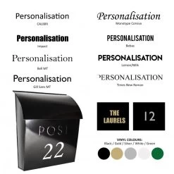 "Cityscape" Black Contemporary Post Box With Lock 13 "Cityscape" Black Contemporary Post Box With Lock -Garden Supply Discount Store bcmw product fonts lb1153 lock blk
