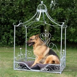 “Aslan” Throne Bed -Garden Supply Discount Store bcmw aslan metal pet bed with crown