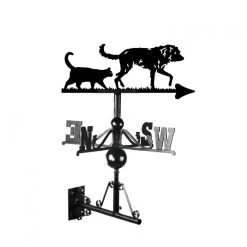 Bedlington Whippet & Cat Weathervane -Garden Supply Discount Store bedlington whippet cat weathervane 2